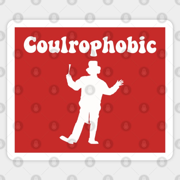 Coulrophobic Sticker by @johnnehill